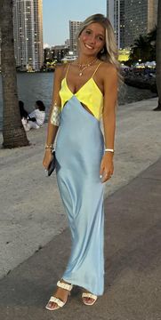 Yellow/blue Sundress