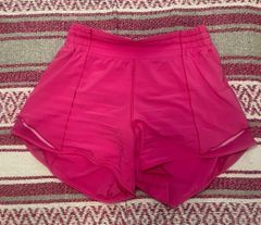 Hotty Hot Shorts 4” High rise sonic pink