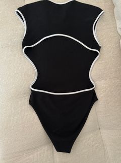 Backless Black Bodysuit