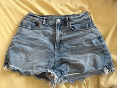 Stretch Highest Rise '90s Boyfriend Denim Shorts