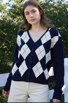 Argyle Cardigan