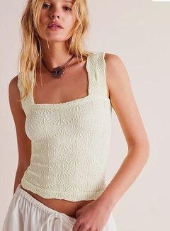 Free people love letter cami xs/s square neck