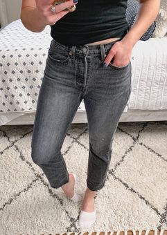 Levi's Wedgie Straight Leg Jeans Sz 27 Black - $39 (69% Off Retail) - From  Jessi