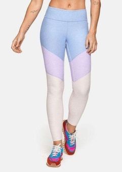 Outdoor Voices Purple and Blue Colorblock Springs 7/8 Leggings Size M - $23  - From Olivia