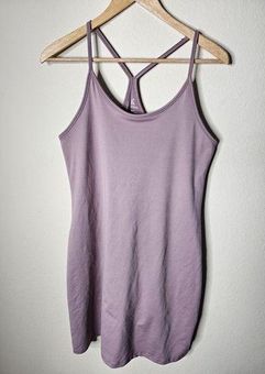 Kyodan Lilac Racerback Dress Built in Bra Shorts Stretch Activewear Women  Size M Size M - $28 - From Jessica