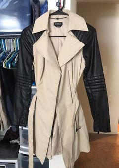 Bebe Xs Trench Coat Tan 75 50 Off Retail From Jasmina