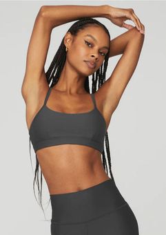 Alo Yoga Airlift Intrigue Bra Gray - $60 - From Kelli