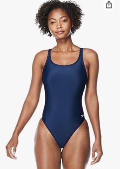 Speedo Women's Swimsuit One Piece Prolt Super Pro Solid Adult Blue