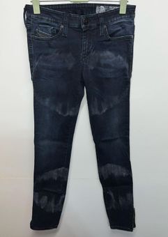 Diesel Skinzee-Low-Zip Jeans Blue Size 26 - $32 (87% Off Retail) - Riki