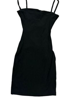 Naked Wardrobe NWT black slit mini dress small - $36 New With Tags - From  Heather