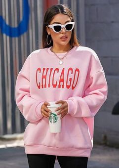 SheIn Pink Chicago Sweatshirt - $8 (60% Off Retail) - From alyssa