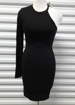 Naked Wardrobe Dress Women Small Black Bodycon Stretch Night