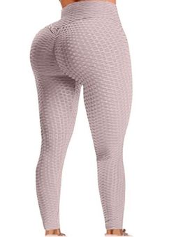 Eye Candy Women's Waffle Leggings Ruched Butt Lift Yoga Pants Taupe Size 2X  Tan - $17 (50% Off Retail) New With Tags - From Yarail