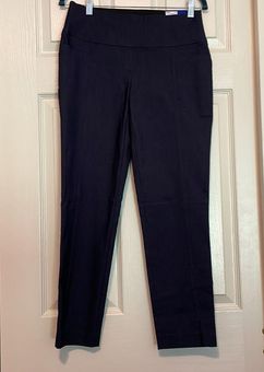 Apt. 9 Tummy Control Mid Rise Pull On dress pants Charcoal - $17