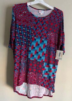 LuLaRoe, Tops, Nwt Lularoe Red Pattern Top Size Small