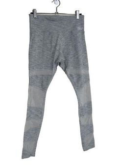 Lorna Jane Gray Mesh Insert Leggings Small - $18 - From Madison