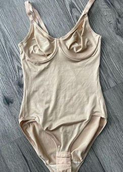 Wacoal Bodysuit 36B Nude Tan Shapewear Body Shaper Tank Underwire Lingerie  Size undefined - $17 - From Alexis