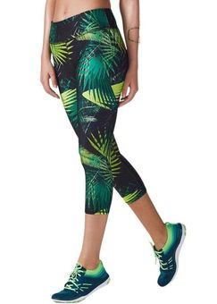 Fabletics Mid-Rise Printed PowerHold® Legging