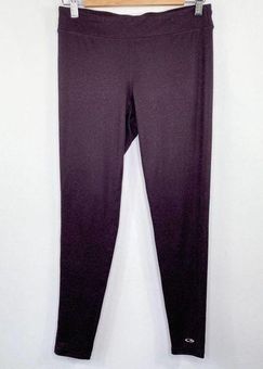 Champion Duo Dry Deep Purple Shimmery Leggings Womens Size Medium