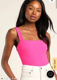 Lulus Hot Pink Bodysuit - $27 - From Amanda