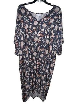 J. Jill Pure Jill Printed V-Neck Maxi Dress