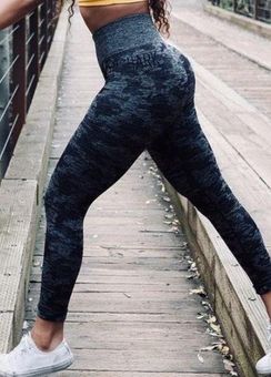 Black Camo Seamless Leggings