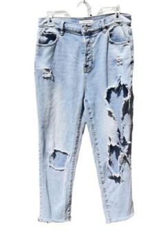 PacSun Light Blue High Waisted Straight Leg Jeans