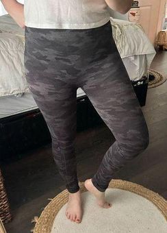 SPANX, Pants & Jumpsuits, Spanx Look At Me Now Seamless Legging Black Camo  Size Small