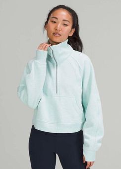 Lululemon Scuba Oversized Funnel Neck Shirt Heathered Delicate