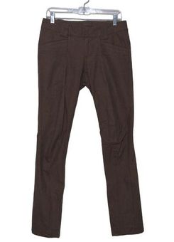 Arcteryx Womens Reia Chino Pants Brown Mid Rise Lined Trim Fit