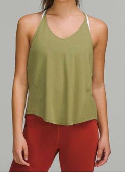 Lululemon Modal Silk Yoga Tank Top Bronze Green size 6 NWT - $58 New With  Tags - From MyArt