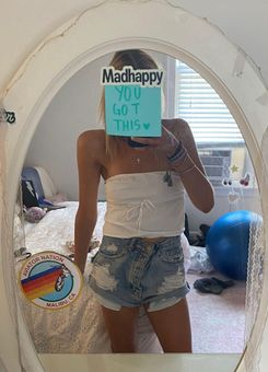 Brandy Melville Kinsley Tube Top White - $25 (21% Off Retail