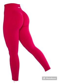 Aurola PINK Workout Leggings for Women Seamless Scrunch Tights