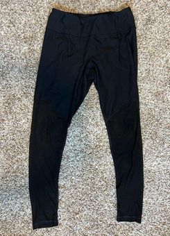 90 degree by reflex leggings with mesh see-through legs size L