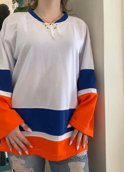 Oversized Hockey Jersey Blue/Red/White