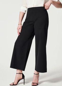 Spanx On-the-Go Wide Leg Pant black medium petite Size undefined - $88 -  From J