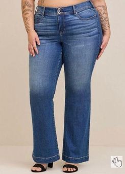 Plus Size - Flare Vintage Stretch Mid-Rise Jean - Torrid