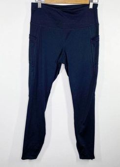 RBX Performance Dark Blue Pull On Ankle Zip Leggings Women's Size Small S -  $16 - From Taylor