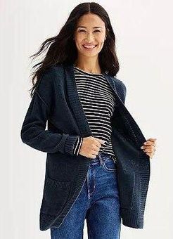 Kohls NWT Women's Sonoma Goods For Life® Everyday Cardigan in Navy