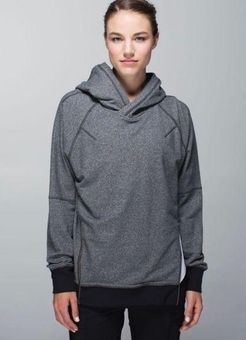 lululemon athletica, Tops, Lululemon On The Double Pullover Heathered  Dark Gray French Terry Sweatshirt 8