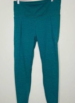 Joy Lab Leggings LARGE Womens Blue High Waist Athletic Running