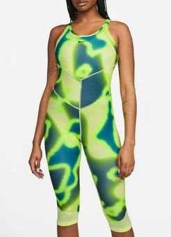 Nike NAOMI OSAKA X Women's Printed Tennis Bodysuit Jumpsuit Size