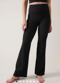 Athleta Salutation Stash Rib Flare Black Stretch Legging Pant UPF Sz XL  (Tall) - $40 - From Andrea