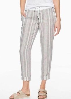 Pants & Jumpsuits Athleta Stripe Bali Linen Ankle Pant Women's