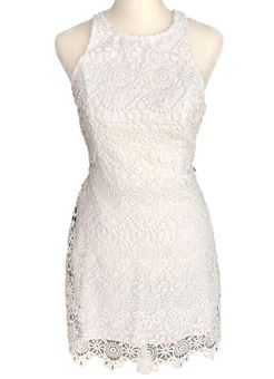 Hollister white clearance lace dress