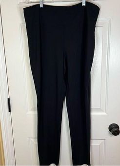 Jjill J.jill Wearever Smooth-fit Slim-leg Pants In Black