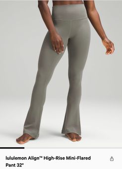 Lululemon High Rise Mini Flare Pant Gray Size 4 - $42 (64% Off