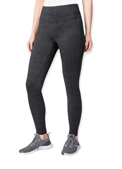 Mondetta Performance + Luxury Womens Size M Charcoal Gray Leggings