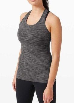 Lululemon  Cool Racerback II Nulu Tank Top in Dark Carbon Ice Grey Size 4  - $28 - From Ilgin