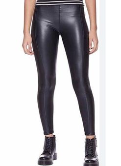 Faux Leather Legging in Black